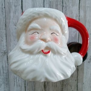 Cute Threshold Santa Mug